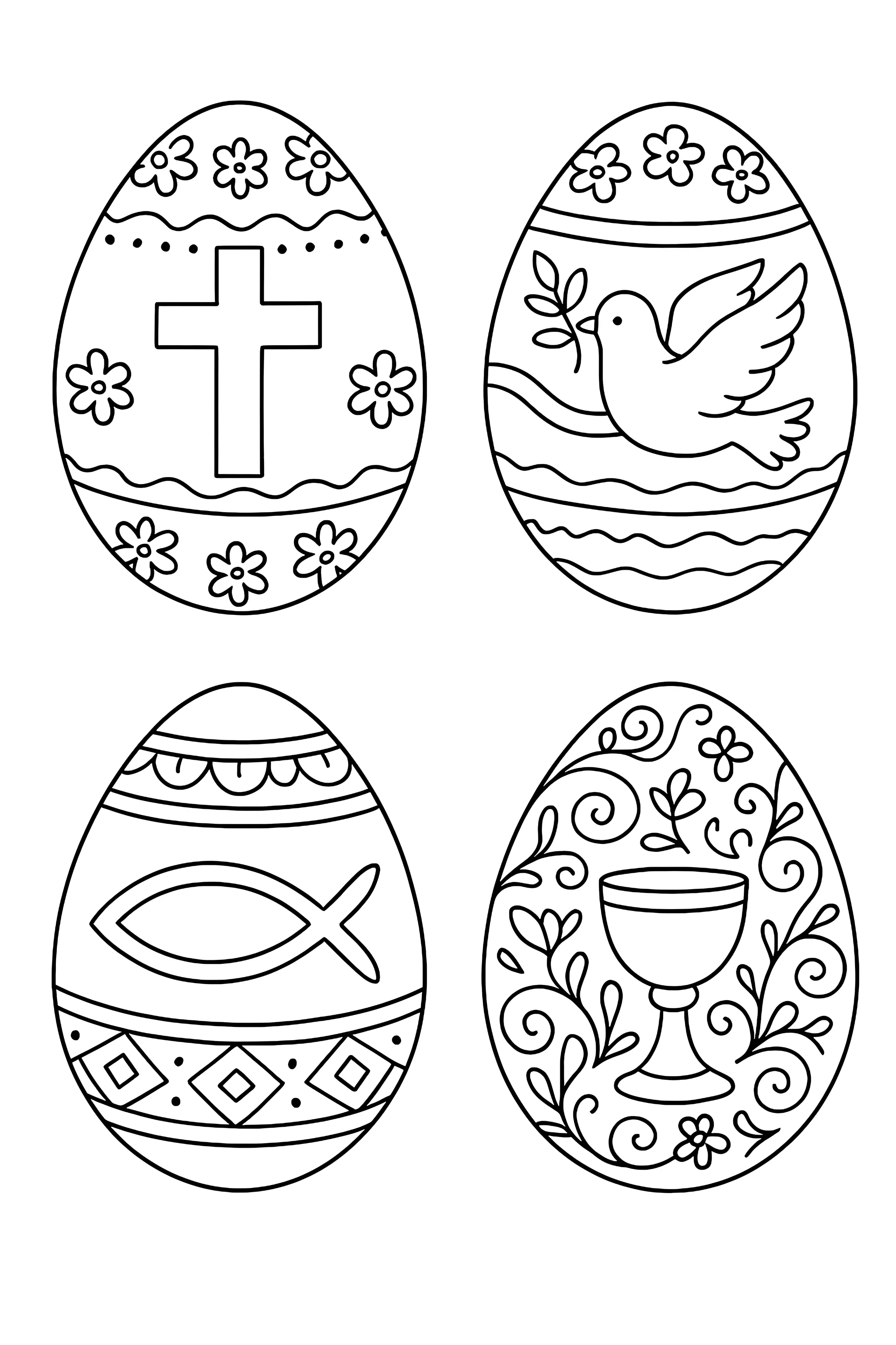 Easter  Eggs  Coloring